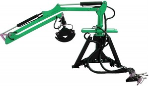 Tractor Gemonteerd Hout <span class=keywords><strong>Grapple</strong></span> Log Kraan In Bosbouw Machine - Product Image 6