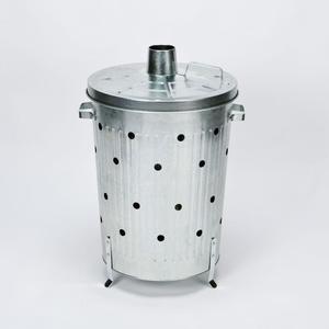 Inceneritore Da Giardino AB Tools 80 Litri - Zincato Con Coperchio Camino - Foto 13