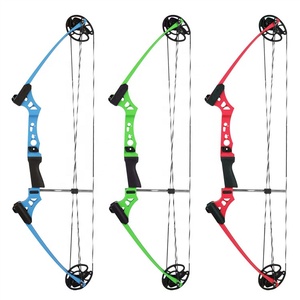 Youth Compound Bow Set 15-45 Lbs - Teen Archery Kit With 5 Pin Sight, Max 260fps, Adjustable Right Hand