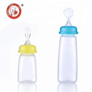 Botella de alimentación de lactancia <span class=keywords><strong>para</strong></span> bebé, <span class=keywords><strong>cuchara</strong></span> <span class=keywords><strong>dispensadora</strong></span> de alimentos de silicona - Product Image 1