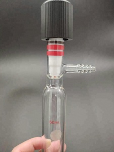 Tube de réaction en verre de laboratoire de 50 ml, fiole <span class=keywords><strong>Schlenk</strong></span> - Product Image 2