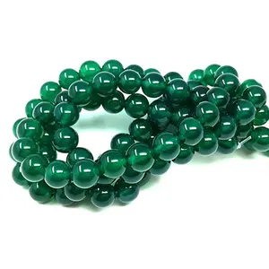Miçangas de jade verdes naturais, em massa, pedra preciosa, diy, solta, redonda, malásia, jade, verde, miçangas para fabricação de jóias