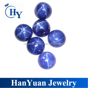 Di alta qualità 6 raggi Cabochon stella sintetica rubino <span class=keywords><strong>e</strong></span> blu stella zaffiro pietra <span class=keywords><strong>gemme</strong></span> per la vendita - Product Image 6