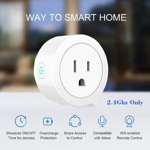 Tuya Mini Ổ cắm thông minh Wifi tường thông minh cắm Wifi thông minh cắm Tương thích với Alexa Google nhà và IFTTT điều khiển bằng giọng nói - Product Image 4