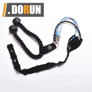 Accessoires de Machine d'<span class=keywords><strong>exercice</strong></span> de corde abdominale, corde de <span class=keywords><strong>triceps</strong></span>, Fitness avec bandes de résistance réglables, ensemble de Tubes en Latex - Product Image 2