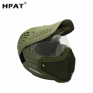<span class=keywords><strong>Masque</strong></span> de <span class=keywords><strong>paintball</strong></span> thermique anti-buée à couverture intégrale avec protection en treillis métallique - Product Image 6