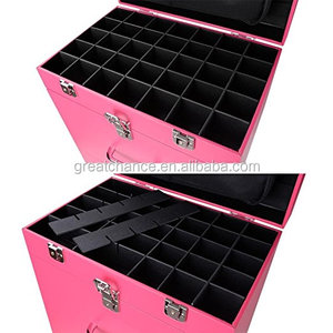 AW Professional 14x9x20 "Nail Artist 4 ruote Rolling Makeup Case Cosmetic Artist Trolley - Product Image 5