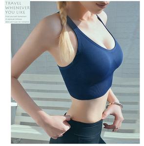 Vente chaude Confortable Uni Couverture Complète Dames Élégant Personnalisé Sport Soutien-Gorge Yoga Porter Sweat Femmes Soutien-Gorge - Product Image 4