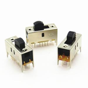 Thu nhỏ chuyển đổi chuyển đổi dọc thiết bị đầu cuối điện tử mini 4 vị trí 3Way 16 pin trượt chuyển đổi có lắp lỗ - Product Image 4