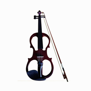 Violín Eléctrico Rojo Vino Profesional Hecho a Mano a Buen <span class=keywords><strong>Precio</strong></span> para Principiantes y Estudiantes - Product Image 1