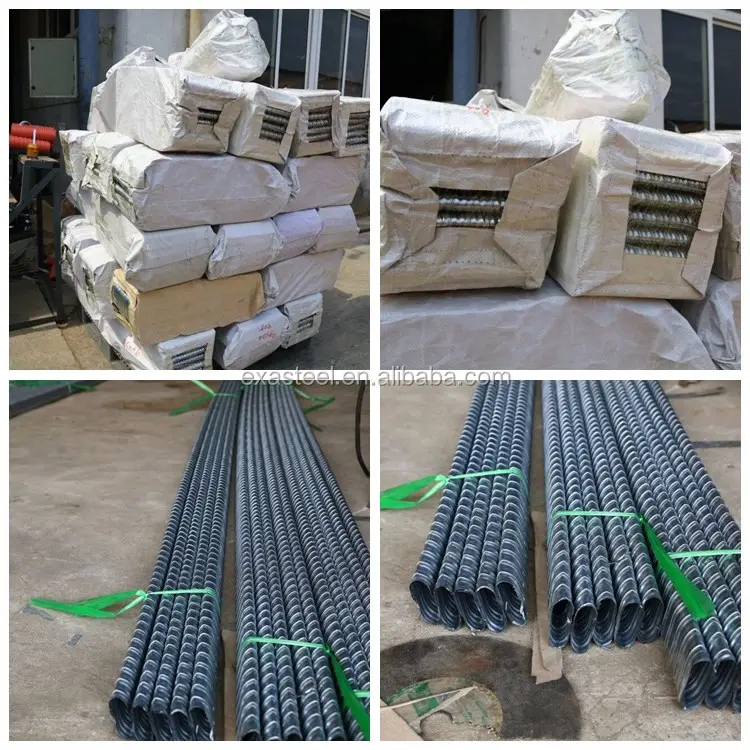 Post Tension Prestressed Galvanized Steel Corrugated Duct 12 24 Inch Double Wall Corrugated Pipe