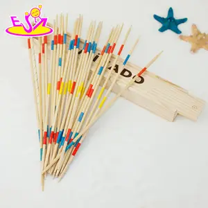 2024 Funny play wooden toy mikado game,Wooden Mikado And Domino Set Toy With Wooden Box W01B014