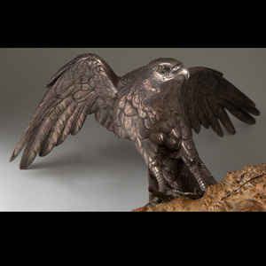 Interni di alta qualità bronzo arte moderna scultura eagle hawk statua <span class=keywords><strong>per</strong></span> la decorazione domestica - Product Image 4