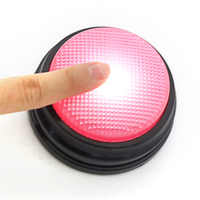 Bouton-poussoir en plastique ABS, 1 pièce, cadeau amusant, commande vocale, pour enregistrement vocal
