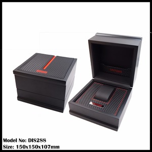 กล่องนาฬิกาหนังลายโลหะเย็บตะเข็บสำหรับผู้ชายสุดหรู ปี 2026 - Product Image 1