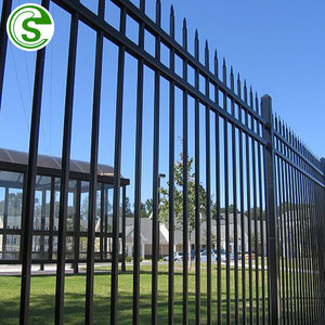سياج معدني عالي الأمان ، سياج اقتصادي للحديقة من شريط عمودي ، سياج أنبوبي - Product Image 1