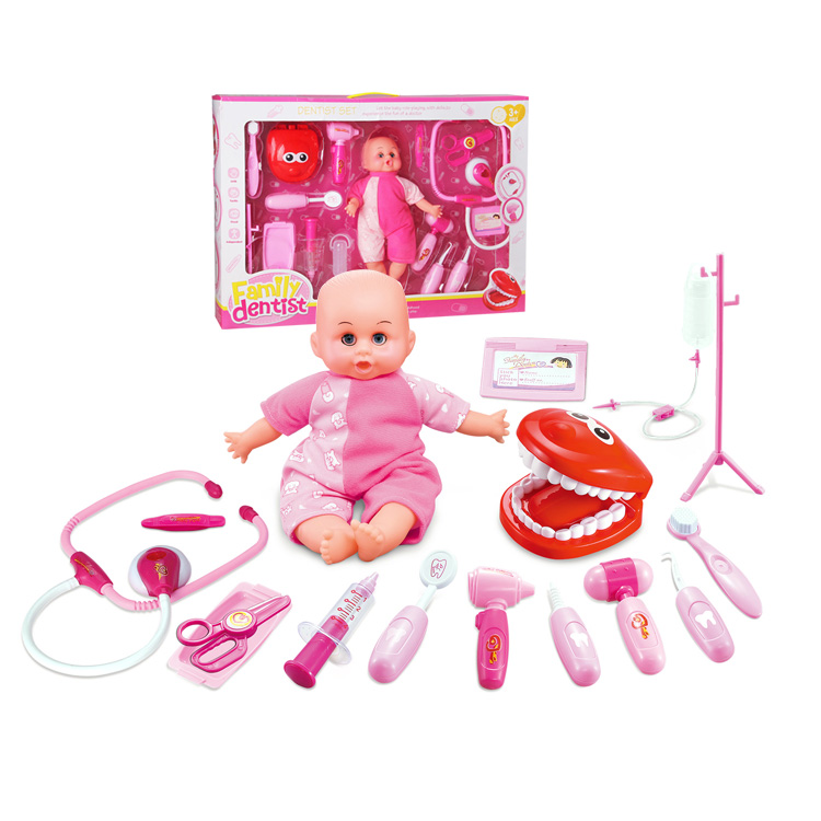 Детская кукла, стоматологическая медицинская игрушка, набор инструментов для ролевых игр, детские игрушки, докторские игрушки для детей
