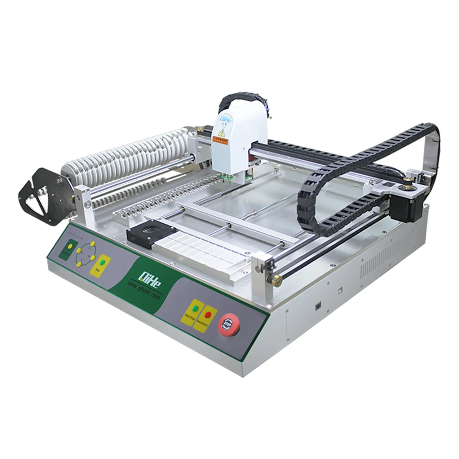 Pequeña máquina automática TVM802A con 29 alimentadores de la línea de producción para las lámparas Led SMT/selección de escritorio y lugar de la máquina de pasta de soldadura de la impresora