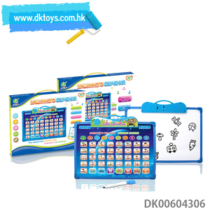 Papan gambar edukasi bahasa Arab 2 in 1, papan menggambar mesin belajar bahasa Arab Spanyol untuk anak-anak - Product Image 4