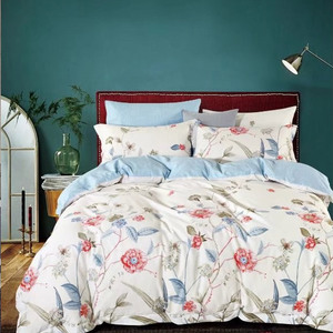 2017 de primavera y verano 100% <span class=keywords><strong>lyocell</strong></span> Tencel lujo cama 80 s 200*184 5 star Hotel cama conjunto - Product Image 4