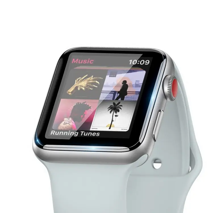 Protecteur d'écran transparent et couverture complète pour Apple Watch, pour Apple watch de 38mm 40mm 42mm 44mm, pour Apple Watch série 4 3 2 1