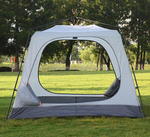 Carpa de cabina instantánea para 4-5 personas, tienda familiar para acampar/viajar, rainfly ligero con alfombrilla de barro () - Product Image 4
