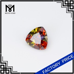 Nueva llegada Facted billones 10 <span class=keywords><strong>x</strong></span> 10 mm multicolores Cubic Zirconia piedra - Product Image 3