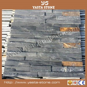 Support de factice en <span class=keywords><strong>pierre</strong></span> naturelle, panneau mural en ardoise noire, nouveauté - Product Image 2