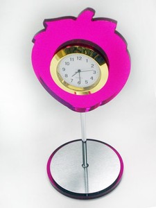 Divertidos relojes de escritorio digitales de plástico mecánico con forma de girasol amarillo - Product Image 4