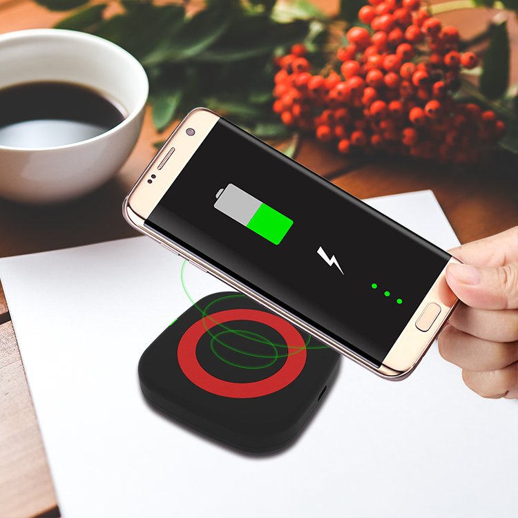 Портативный Ци беспроводной 4500 мАч travel power bank зарядное устройство