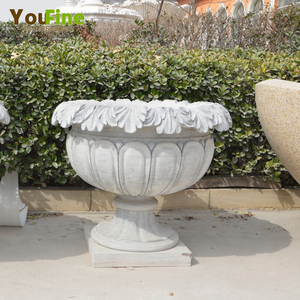Vase de jardin en <span class=keywords><strong>marbre</strong></span> décoratif moderne bon marché - Product Image 2