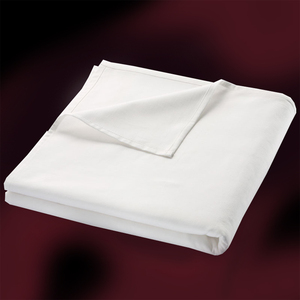 En gros 100% <span class=keywords><strong>coton</strong></span> <span class=keywords><strong>percale</strong></span> blanc reine taille 200TC draps plats - Product Image 2