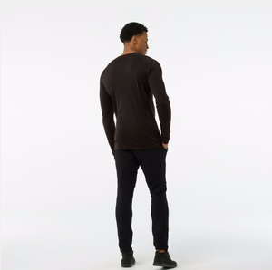OEM 100% <span class=keywords><strong>Merino</strong></span> lana manga larga Baselayer pulóver superior transpirable característica - Product Image 3