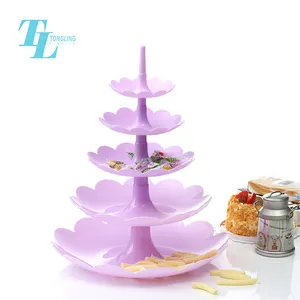 Plateau de décoration de fruits secs, nouveau design en plastique acrylique, pour bonbons, snacks, plateau de vente en gros