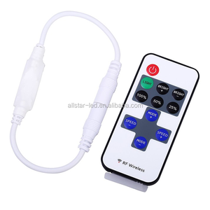 RF Remote <span class=keywords><strong>Controller</strong></span> DC 12 v 11 Tasti <span class=keywords><strong>Mini</strong></span> Dimmer per Led Singola Striscia di Colore 5050 3528 casa di illuminazione RF dimmer - Product Image 2