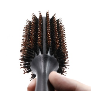 Di medie Dimensioni Con Setole di Cinghiale Manico Rotondo In Legno <span class=keywords><strong>Spazzola</strong></span> di Rotolamento Liscia Per Lo Styling Dei Capelli di Legno <span class=keywords><strong>Spazzola</strong></span> Per Capelli Professionale - Product Image 2