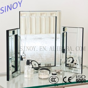 High quality clear float glass mirror SILVER glass, double coated with paint <span class=keywords><strong>FENZI</strong></span>, available both - Product Image 1