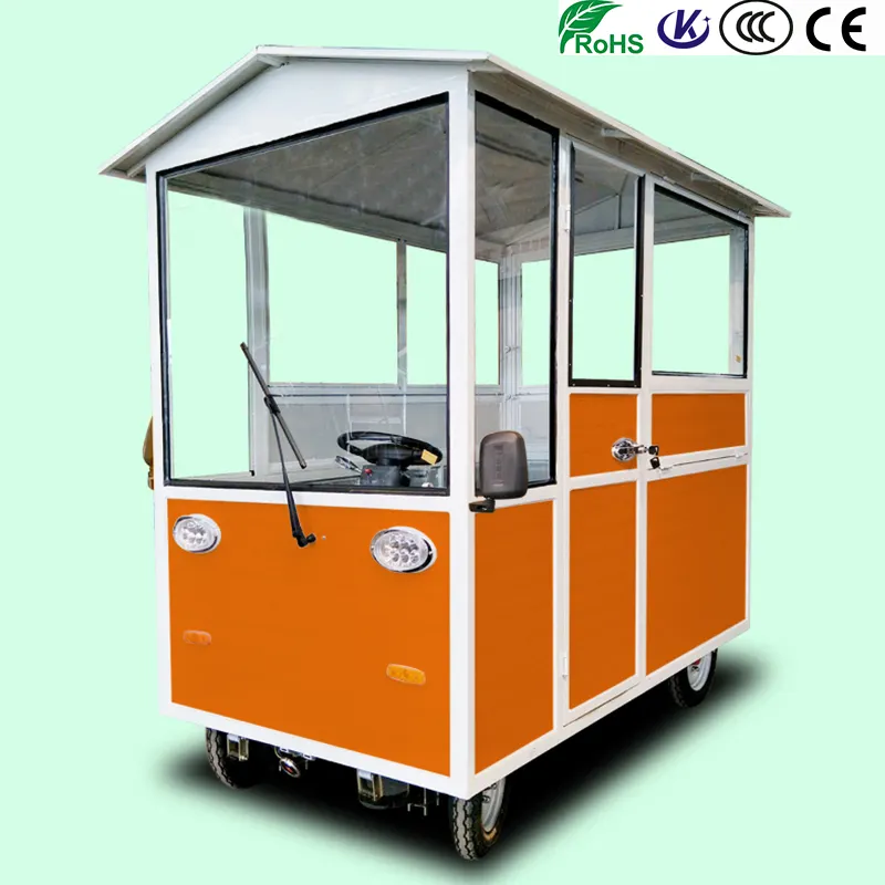 electric food snack car for fast food