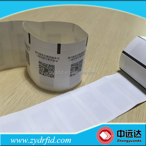 Étiquettes RFID lavables pour vêtements, imprimées pour le suivi des vêtements, sérigraphie unilatérale, <span class=keywords><strong>Pantone</strong></span>, CMJN ou PMS - Product Image 3
