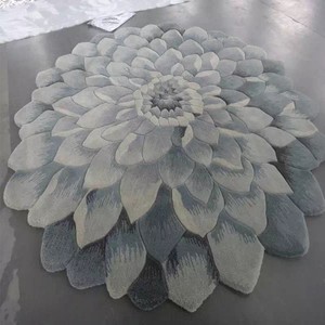 Tapis <span class=keywords><strong>Jordan</strong></span> Gold Tufted en rotin personnalisé - Product Image 4