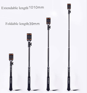 Telescópica de aluminio monopod, <span class=keywords><strong>bluetooth</strong></span> incorporado <span class=keywords><strong>selfie</strong></span> palo con 1/4 internacional interfaz de tornillo <span class=keywords><strong>para</strong></span> el smartphone - Product Image 6