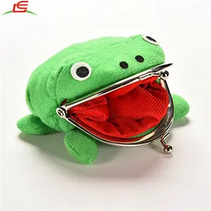 Custom Green Frog Gama-chan Wallet Coin Purse Pouch