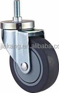 Thema stem elastische TPR schraube stem swivelfurniture <span class=keywords><strong>caster</strong></span>, handwagen <span class=keywords><strong>caster</strong></span> rad - Product Image 2