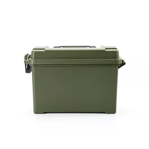 Military ammo can plastic black ammo cases boxes