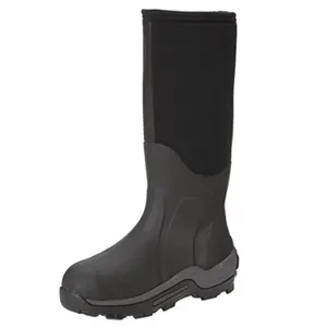 Herren Günstige Schwarze Neopren Regens tiefel Welly Wellington Regens tiefel Regens chuh Knies tiefel Neopren und Gummi Herren Custom ized Paare