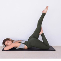 Peeli — Leggings de sport et de Yoga pour femmes, pantalon à bretelles, taille haute, à Compression, peau de pêche, loisirs, 2019