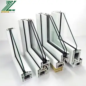 Lead-free Swan Glass Plastic Quality Assurance Flexible Rigid Co-extrusion Fireproof Upvc Anti-uv White Pvc Profile For Window