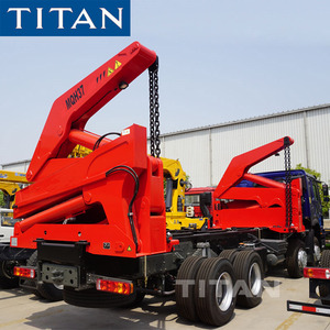 Truk Pengangkut Kontainer Titan 20FT dengan Sistem Pemuatan Samping untuk Pengangkatan Kontainer - Product Image 5