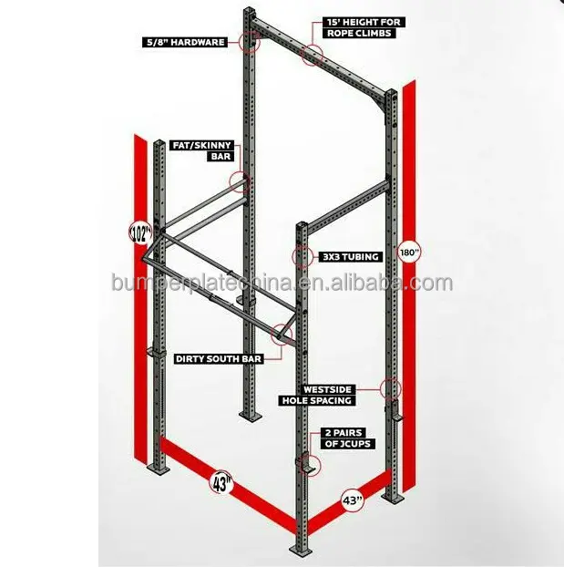 Giá Đỡ Squat Crossfit/Thiết Bị Crossfit