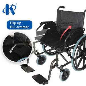 Fauteuil roulant manuel en acier robuste KY951B-56 Kaiyang <span class=keywords><strong>Manufacturers</strong></span> avec repose-pieds réglable médical - Product Image 3